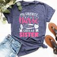 My Favorite Nurse Calls Me Sister Mother's Day Rn Nursing Bella Canvas T-shirt Heather Forest