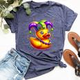 Mardi Gras Rubber Duck New Orlean Carnival Festival Bella Canvas T-shirt Heather Forest