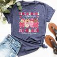 Mother Baby Nurse Tiny Humans Stole My Heart Valentines Day Bella Canvas T-shirt Heather Forest