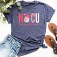 Nicu Nurse Tiny Humans Stole My Heart Valentine's Day Bella Canvas T-shirt Heather Forest