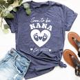 Soon To Be Nana 2025 First Time Mom Pregnancy Bella Canvas T-shirt Heather Forest
