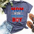 Spider Web Birthday Party Mom Of The Birthday Boy Bella Canvas T-shirt Heather Forest
