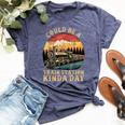 Could Be A Train Station Kinda Day Sarcastic Saying Bella Canvas T-shirt Heather Forest