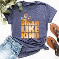 Black History Month Dream Like African Leaders Women Bella Canvas T-shirt Heather Navy