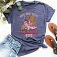 Boots Booze & Besties Nashville 2025 Girls Trip Drinking Bella Canvas T-shirt Heather Navy