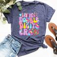 In My Double Digits Era Groovy Ten Years Old 10Th Birthday Bella Canvas T-shirt Heather Navy