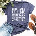 Saying Dad Mom Daughter Humor Father’S Day Bella Canvas T-shirt Heather Navy