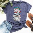 Girl Taylor First Name Personalized Groovy 80'S Bracelet Bella Canvas T-shirt Heather Navy