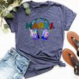 Mary Name Personalized R&B Music Vibes 80'S Vintage Women Bella Canvas T-shirt Heather Navy