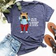 Más Fotos Puerto Rico Frog Retro For Women Bella Canvas T-shirt Heather Navy