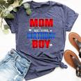 Matching Family Mom Of The Birthday Boy Spider Web Bella Canvas T-shirt Heather Navy