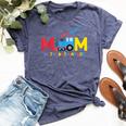 Mom Of The Birthday Boy Choo Choo Train Family Matching Bella Canvas T-shirt Heather Navy