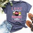 Rude Cupcake Bakery Humor Baking Joke Women's Heather T-Shirt Heather Navy