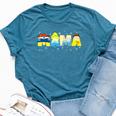 Mama Mom And Dad Birthday Princess Girl Family Matching Bella Canvas T-shirt Heather Deep Teal