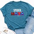 Matching Family Spider Web Mama Mother's Day Birthday Boy Bella Canvas T-shirt Heather Deep Teal