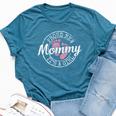 Proud New Mommy It's A Girl Mom To Be 1St Time Mother Bella Canvas T-shirt Heather Deep Teal