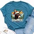 Christmas Xmas Dominick The Donkey Christmas Donkey Cheer Bella Canvas T-shirt Heather Navy