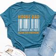 Dad Of Horse Lover Equestrian Horseback Rider Horse Riding Bella Canvas T-shirt Heather Navy