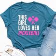 This Girl Loves Her Pickleball Bella Canvas T-shirt Heather Navy This Girl Loves Her Pickleball Bella Canvas T-shirt Heather Navy