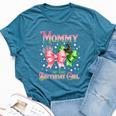 Mom Of The Birthday Girl Matching Witch Family Bday Party Bella Canvas T-shirt Heather Navy