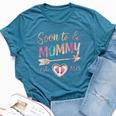 Soon To Be Mommy 2025 Mom Est 2025 Loading Promoted To Mommy Bella Canvas T-shirt Heather Navy