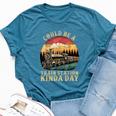 Could Be A Train Station Kinda Day Sarcastic Saying Bella Canvas T-shirt Heather Navy
