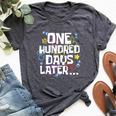 100 Days Of School Matching Studen And Teacher Bella Canvas T-shirt Heather Dark Grey