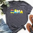 Mama Mom And Dad Birthday Princess Girl Family Matching Bella Canvas T-shirt Heather Dark Grey