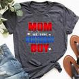 Matching Family Mom Of The Birthday Boy Spider Web Bella Canvas T-shirt Heather Dark Grey