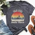 Retro Talk Less Smile More Shirt Historic Hamilton Quote Women's Heather T-Shirt Heather Dark Grey