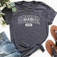 Senior Mom 2026 Proud Mom Of A Class Of 2026 Graduate Mother Bella Canvas T-shirt Heather Dark Grey