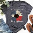 Never Underestimate A Texas Woman Feminist Women's Rights Women's Heather T-Shirt Heather Dark Grey