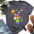 Unicorn Lover Master Builder Bricks Blocks Play Toys Girls Bella Canvas T-shirt Heather Dark Grey