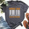 Dad Of Horse Lover Equestrian Horseback Rider Horse Riding Bella Canvas T-shirt Heather Deep Teal