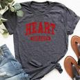 Heart Breaker Happy Valentine's Day Retro Women Bella Canvas T-shirt Heather Deep Teal