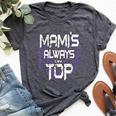Mami's Always On Top Mother's Day Family Bella Canvas T-shirt Heather Deep Teal