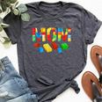Mom Master Builder Building Blocks Bricks Mother's Day Bella Canvas T-shirt Heather Deep Teal