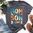 Mom Son Squad Mother Family Bella Canvas T-shirt Heather Deep Teal