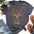 Mom Of The Wild One Cowboy Western Rodeo Party Matching Bella Canvas T-shirt Heather Deep Teal