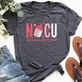Nicu Nurse Tiny Humans Stole My Heart Valentine's Day Bella Canvas T-shirt Heather Deep Teal
