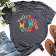Overstimulated Moms Club Mother's Day Mom Life Mom Bella Canvas T-shirt Heather Deep Teal