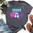 Parents Mom Spider Dad Matching Family Birthday Bella Canvas T-shirt Heather Deep Teal