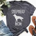 Vintage German Shepherd Mom Dog Owner Shepard Mother Bella Canvas T-shirt Heather Deep Teal
