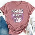 Mami's Always On Top Mother's Day Family Bella Canvas T-shirt Heather Dark Grey