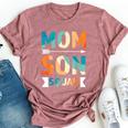 Mom Son Squad Mother Family Bella Canvas T-shirt Heather Dark Grey
