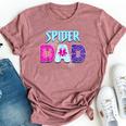Parents Mom Spider Dad Matching Family Birthday Bella Canvas T-shirt Heather Dark Grey