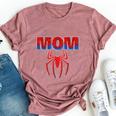 Spider Mom Family Birthday Boy Retro Mother's Day Bella Canvas T-shirt Heather Dark Grey