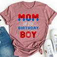 Spider Web Birthday Party Mom Of The Birthday Boy Bella Canvas T-shirt Heather Dark Grey