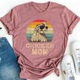 Vintage Chicken Mom Chicken Lovers Mommy Mother's Day Bella Canvas T-shirt Heather Dark Grey