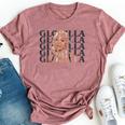 Vintage Glorilla First Name Glorilla Personalized Groovy 80S Bella Canvas T-shirt Heather Dark Grey